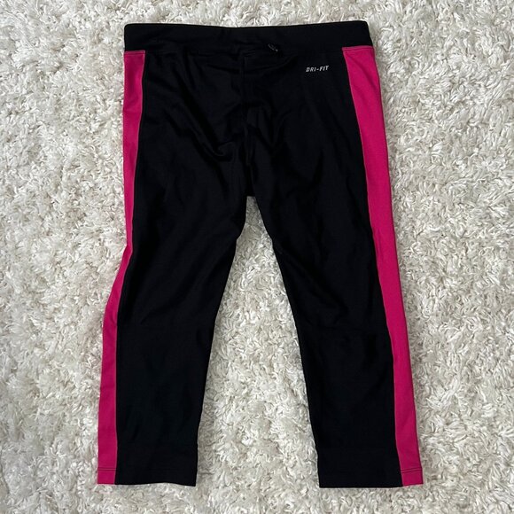 Nike Women's Capri Running Dri Fit Leggings (Size S) - Picture 2 of 7